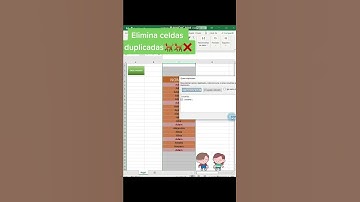 ¿Cómo eliminar celdas duplicadas en Excel?