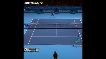 FEDAL GOODNESS 😍 30 Shot Federer & Nadal Rally! | London 2013 #Shorts