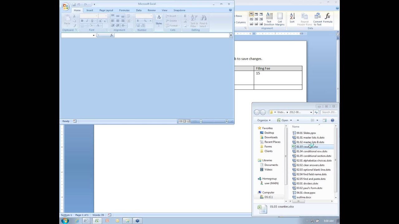 Master Lists in TheFormTool