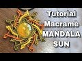 Tutorial Macramè Mandala Sun Cabochon