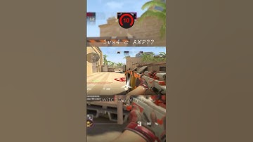1vs4 with AWP on faceit #cs2 #highlights #twitch #donk #s1mple #faceit #counterstrike #кс