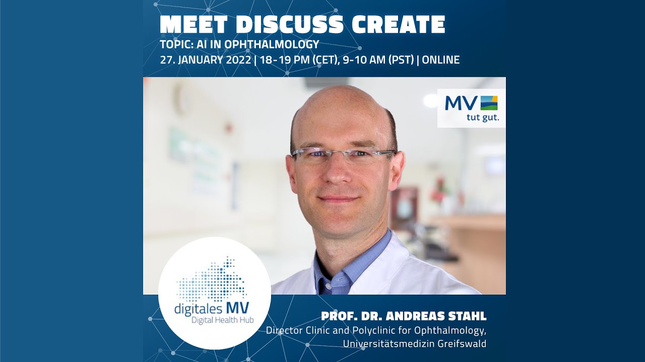 Prof. Dr. Andreas Stahl AI in Ophthalmology YouTube