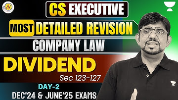 COMPANY LAW CS EXECUTIVE ONE SHOT REVISION MARATHON DAY 2 CS AMIT VOHRA #dec24