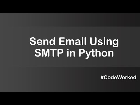 Send Email Via SMTP in Python