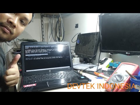 How to check an HP portable computer which does not turn on, how to detect failure in the part of th. 