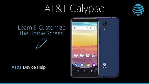 Learn and Customize the Home Screen on Your AT&T Calypso | AT&T Wireless