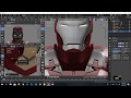 step by step Iron Man mkvii in blender 2.8 (part 1)