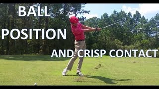 The Best Ball Position for Clean Contact Shot After Shot
