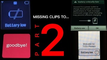 Missing Scenes of the "Battery Low/Battery Empty Alert Collection (PART 2)" video