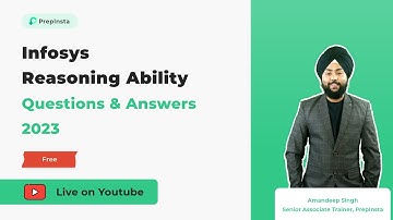 Infosys Reasoning Ability Questions and Answers 2023