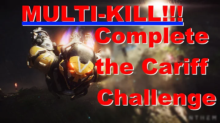 ANTHEM How to Complete the Cariff Challenge Multi-Kill - Challenges of the Legionaires