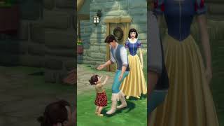 Snow White having a child 🍎❄️ #sims4 #thesims4 #disney #snowwhite