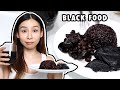 Eating Only Black Food for 24 Hours | TINA TRIES IT