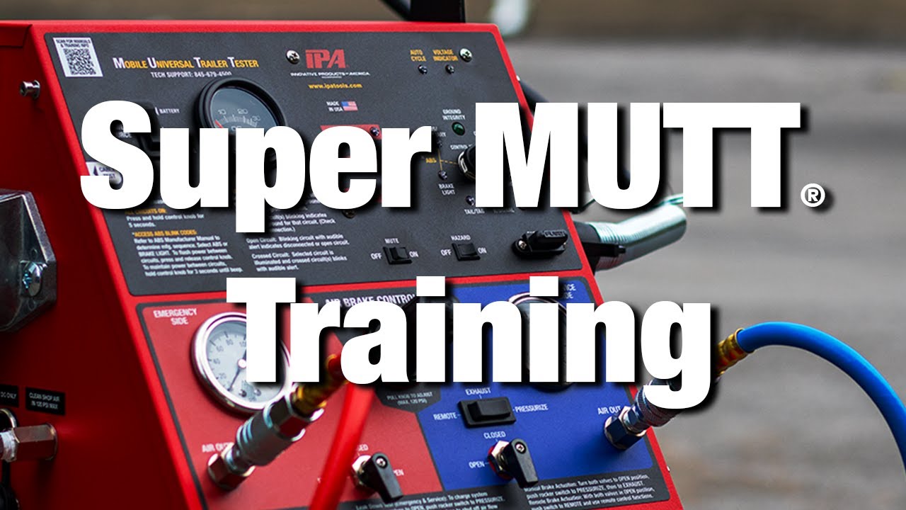 9008 Super MUTT® Trailer Tester Pro Edition Training