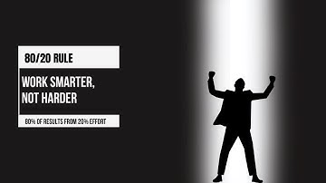 This Simple Rule Will Change Your Life (80/20 Principle)