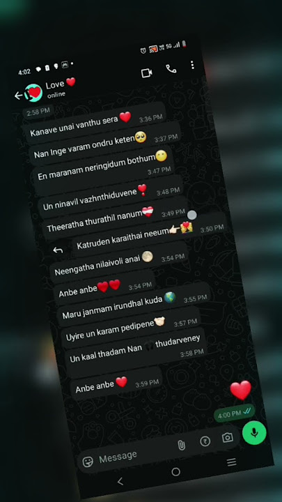 kanave unai vanthu sera...❤️❤️