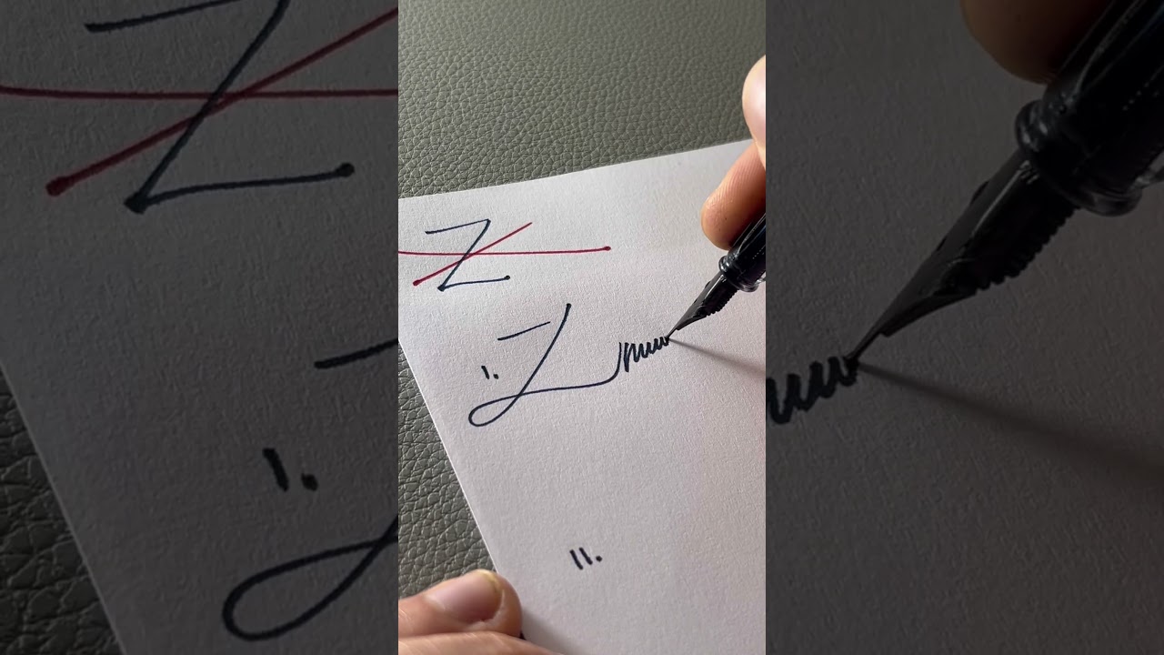 How to sign the letter Z?❤️
