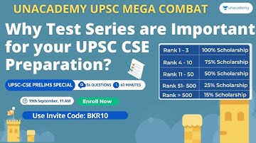 Why Test Series are Important for your UPSC CSE Preparation | 19th Sept @11 AM | Use Code "BKR10"