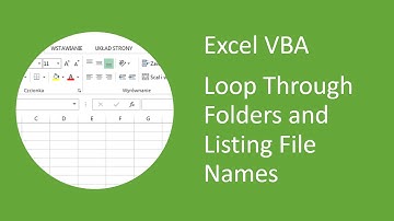 Excel VBA - How to Loop Through Folders Recursively and and Listing File Names