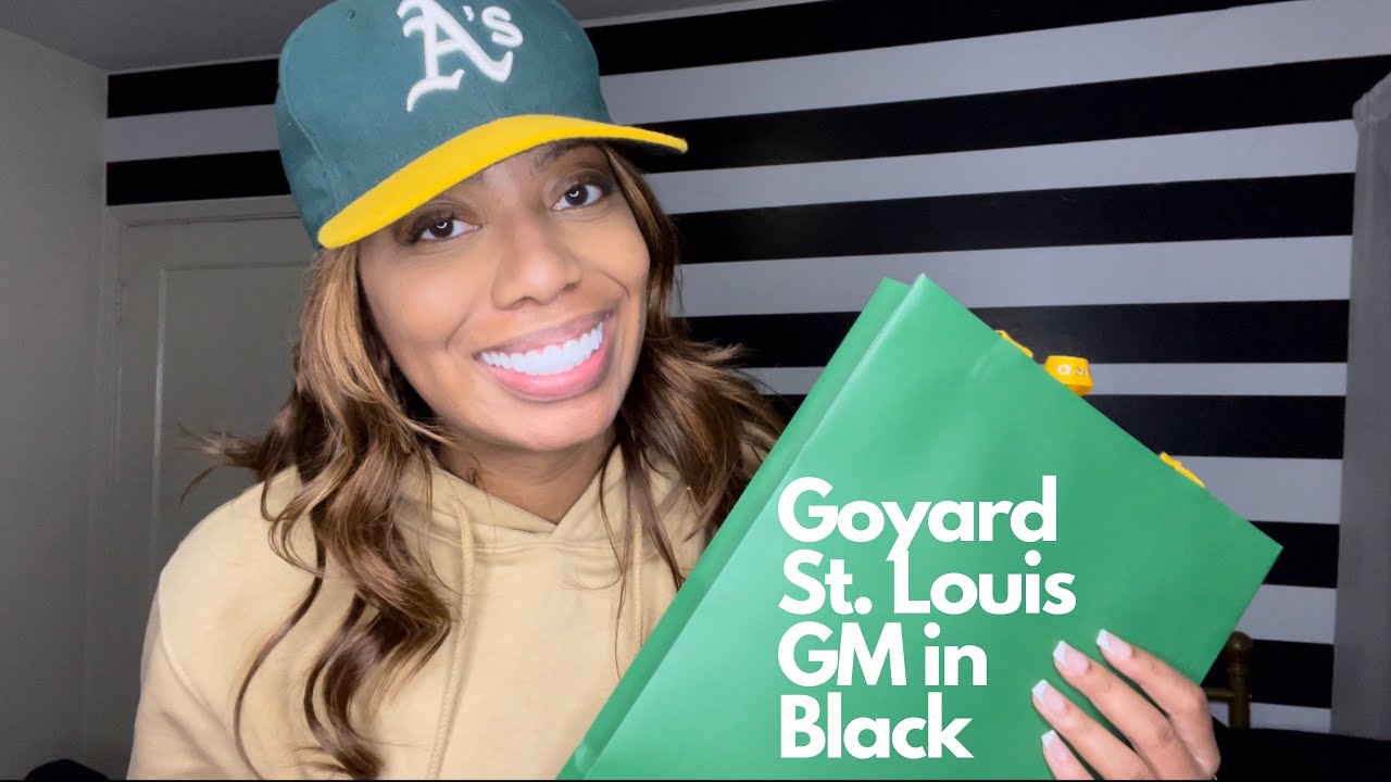 GoyardGang Gabbing - Saint Louis Black w/Black PM vs Black w/Tan PM 