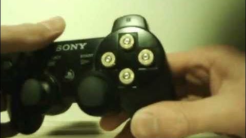 PS3 Controller Bullet Buttons Close Ups (Mod Review)