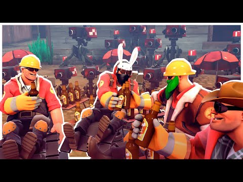 TF2: Идиоты Против Машин! Великая Техасская Стена!