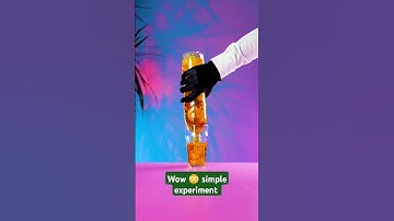 Simple home experiment | Science facts | Glass and bottle #experiment experiment #science #shorts