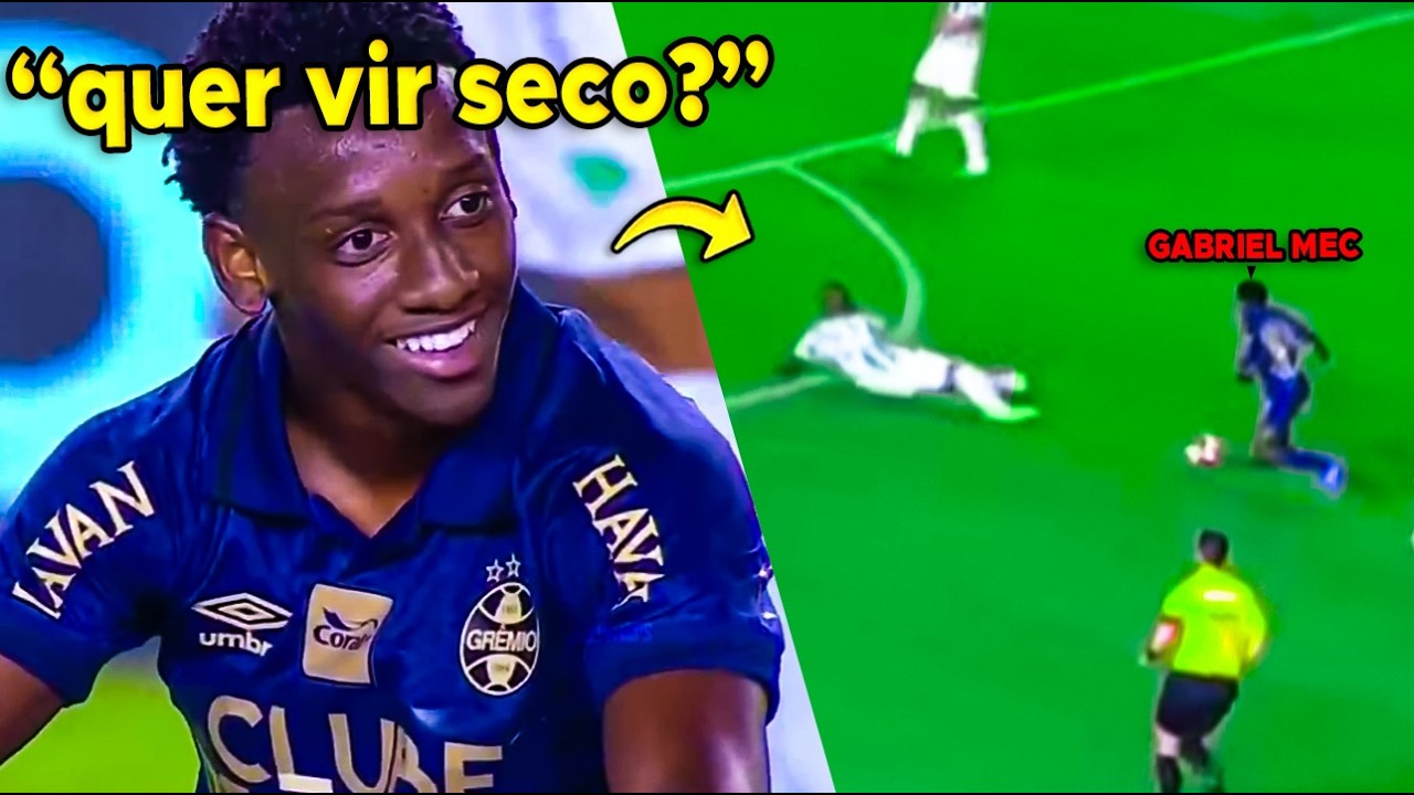 🤪É AMBIDESTRO E DEBOCHADO!!! GABRIEL MEC JOIA DO GREMIO FAZ 1° GRANDE JOGO NO PROFISSIONAL
