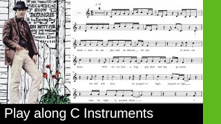 Mr. Bojangles (Jerry Jeff Walker, 1966 | Robbie Williams, 2002), C-Instrument Play along