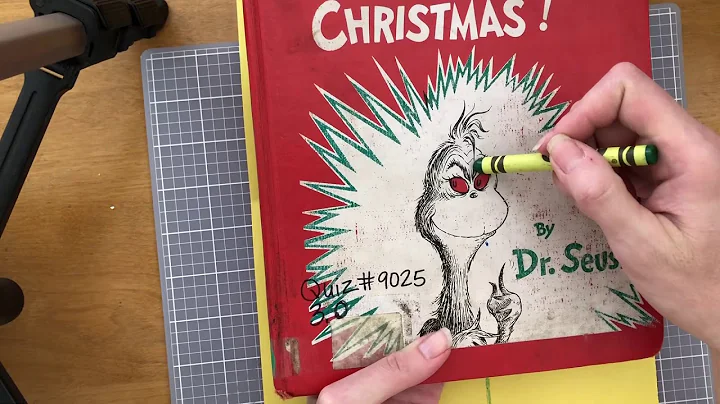 Christmas Book Art: How the Grinch Stole Christmas ~Draw the Grinch with Me!