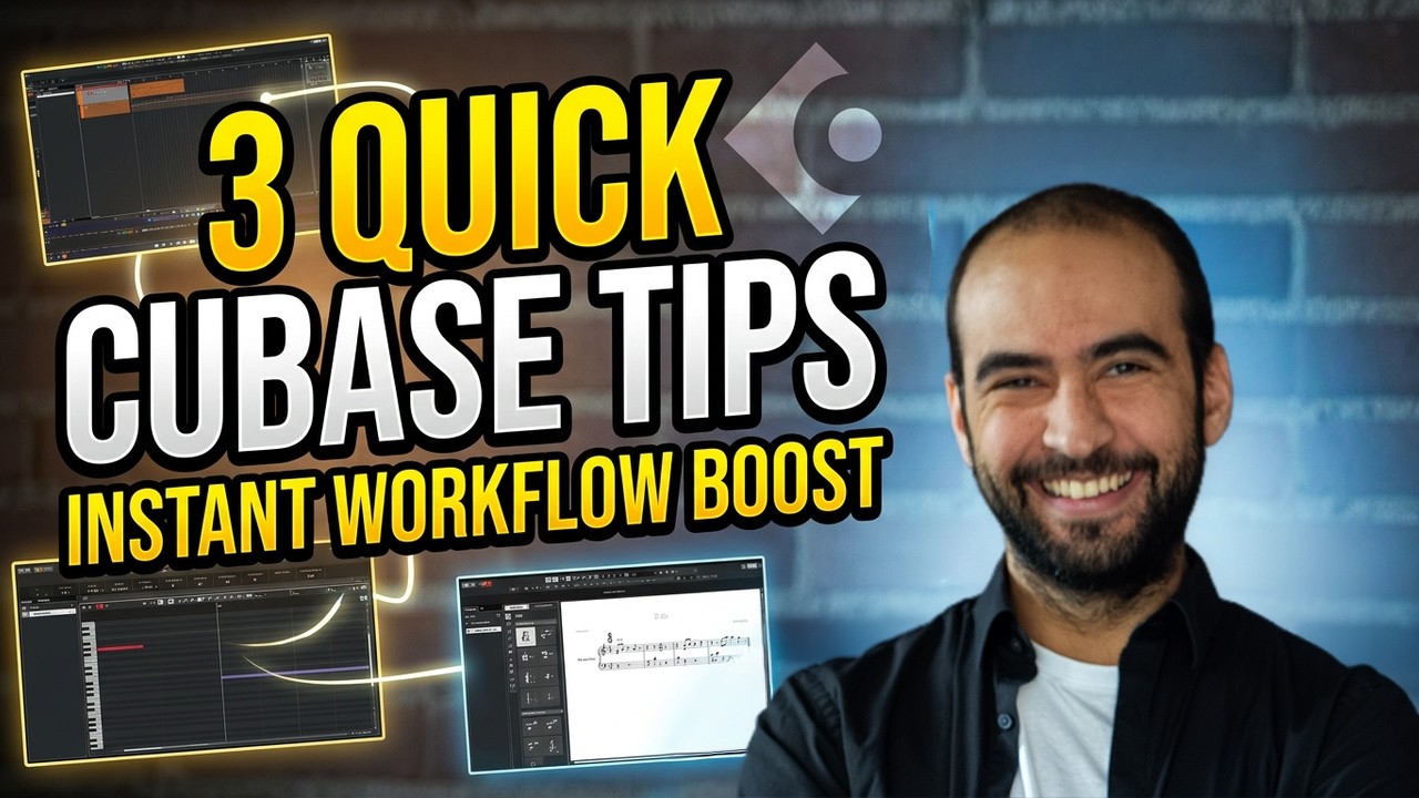 Three Tips That Make Production Easier In Cubase!