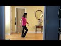 Some kind of wonderful full speed  l34 line dance lesson  dance along  music  650