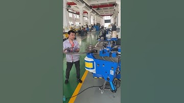 How to bend square tube into a circle?# #pipebendingmachine  #pushbending#shorts