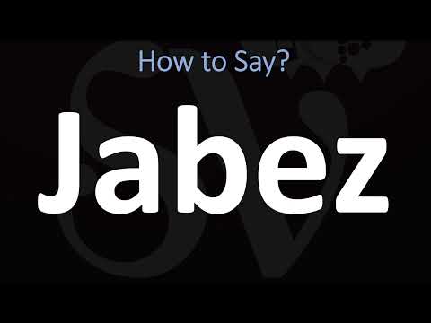 How to Pronounce Jabez? (BIBLE)