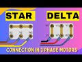 Understanding Star and Delta Connection 3 Phase Motors | What is Star & delta Connection.