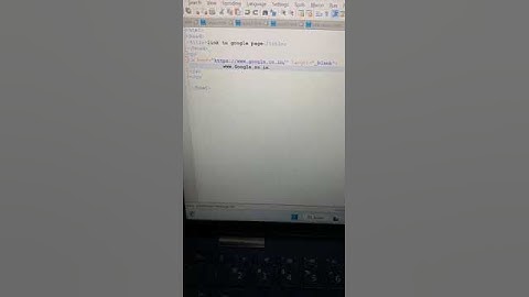 html practical#3 Hyperlink www.google.co.in