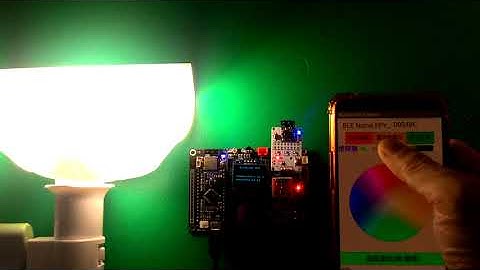RL62M and ePy Lite 藍芽 彩色球泡燈控制 micropython + APP Inventor 2