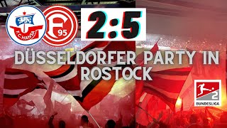 DÜSSELDORFER PARTY IN ROSTOCK! ( FC Hansa Rostock - Fortuna Düsseldorf 2:5 ) 19.03.2023 Highlights