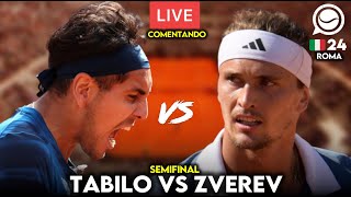 🔴 ALEJANDRO TABILO - ALEXANDER ZVEREV [SF ATP ROMA] - COMENTANDO EN DIRECTO