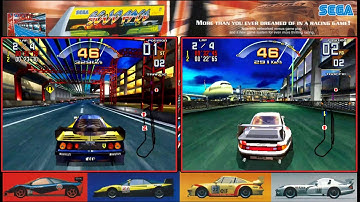 Scud Race - REAL 2 player network (Supermodel r755) Beginner Night