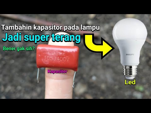 Video: Apakah lampu LED memiliki kapasitor?