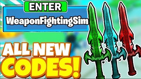 ALL 14 NEW SECRET OP CODES! In Roblox WEAPON FIGHTING SIMULATOR 💎2x Update