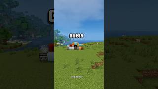 Guess the block in 60 seconds 😱 #minecraft