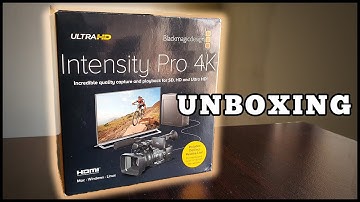BLACKMAGIC INTENSITY PRO 4K UNBOXING!