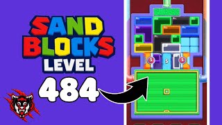 Sand Blocks Drop Puzzle Level 484 Game Walkthrough