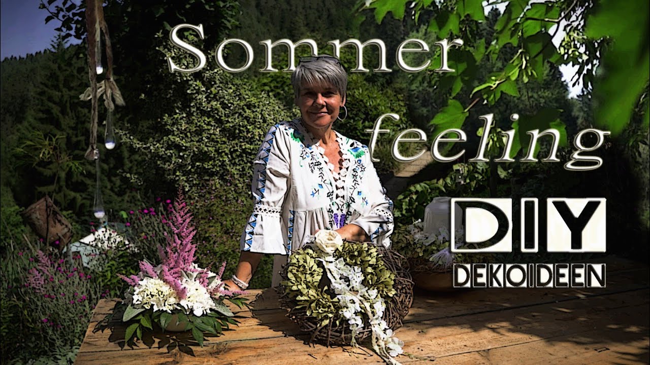 Einfache DIY Dekoideen für DEIN Sommer 🌞Feeling