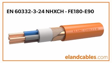 EN 60332-3-24 NHXCH - FE180-E90 Cable Animation