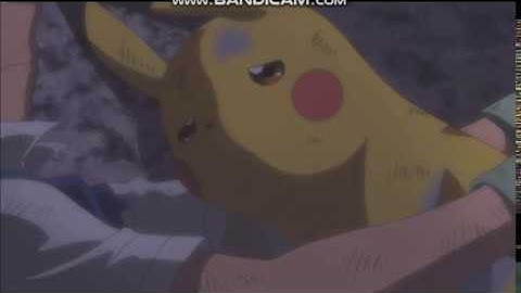 Pikachu talks to Ash