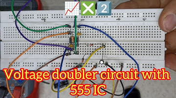 voltage doubler circuit with 555 IC