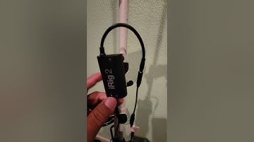 Setting up irig2 to in ear monitor and phone for live recording.